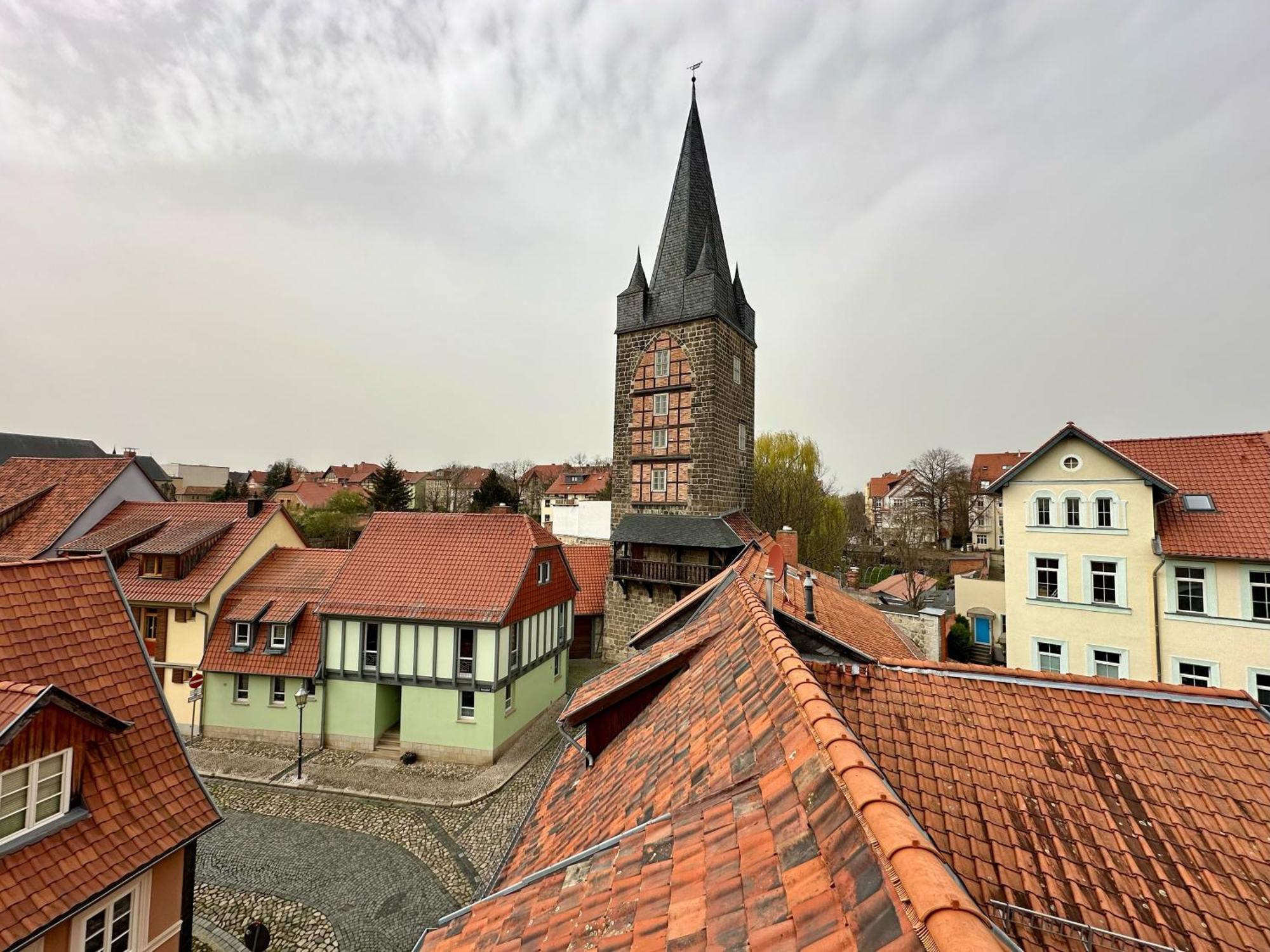Ferienwohnung Unterm Schreckensturm Кведлинбург Экстерьер фото