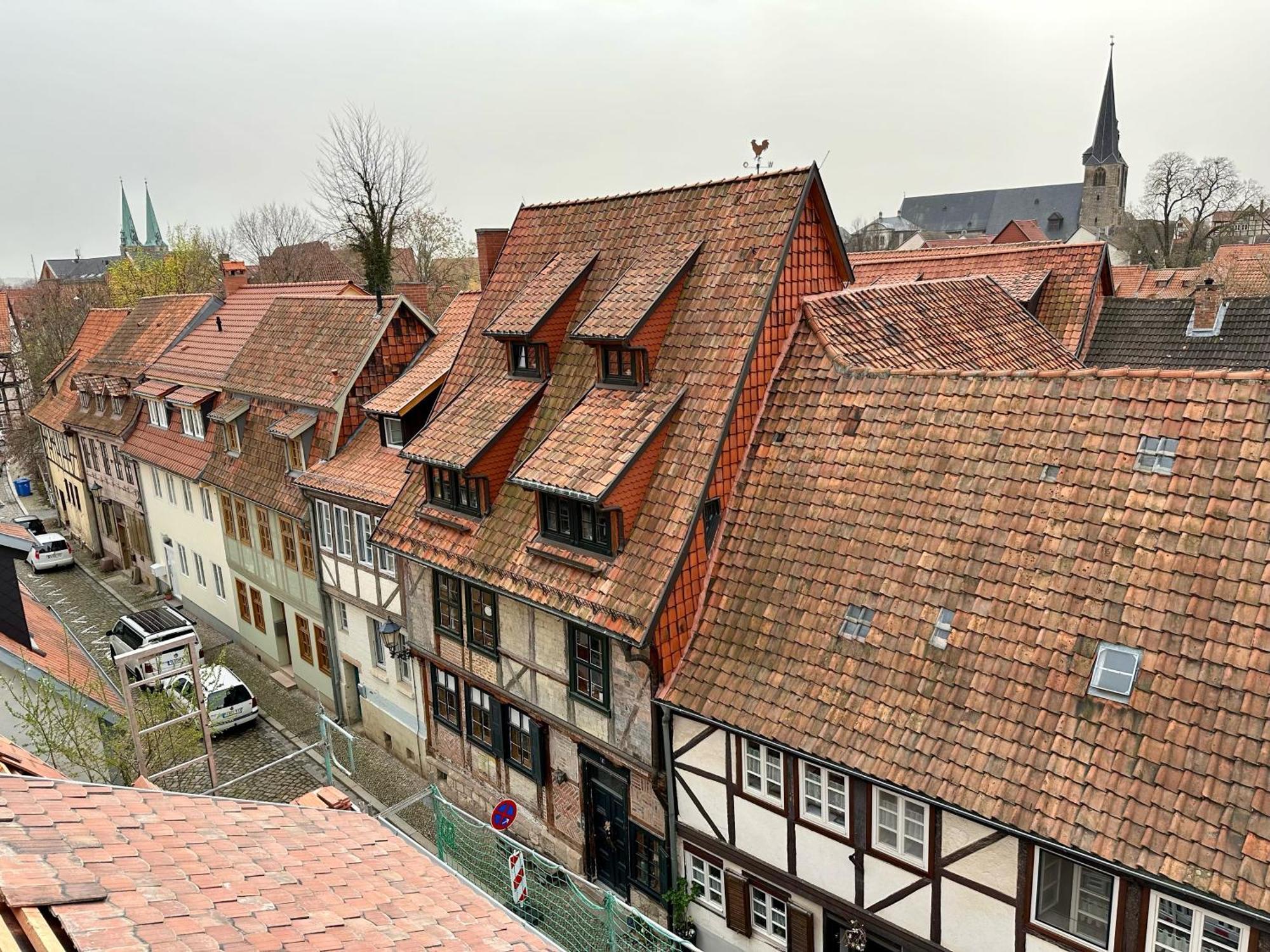 Ferienwohnung Unterm Schreckensturm Кведлинбург Экстерьер фото