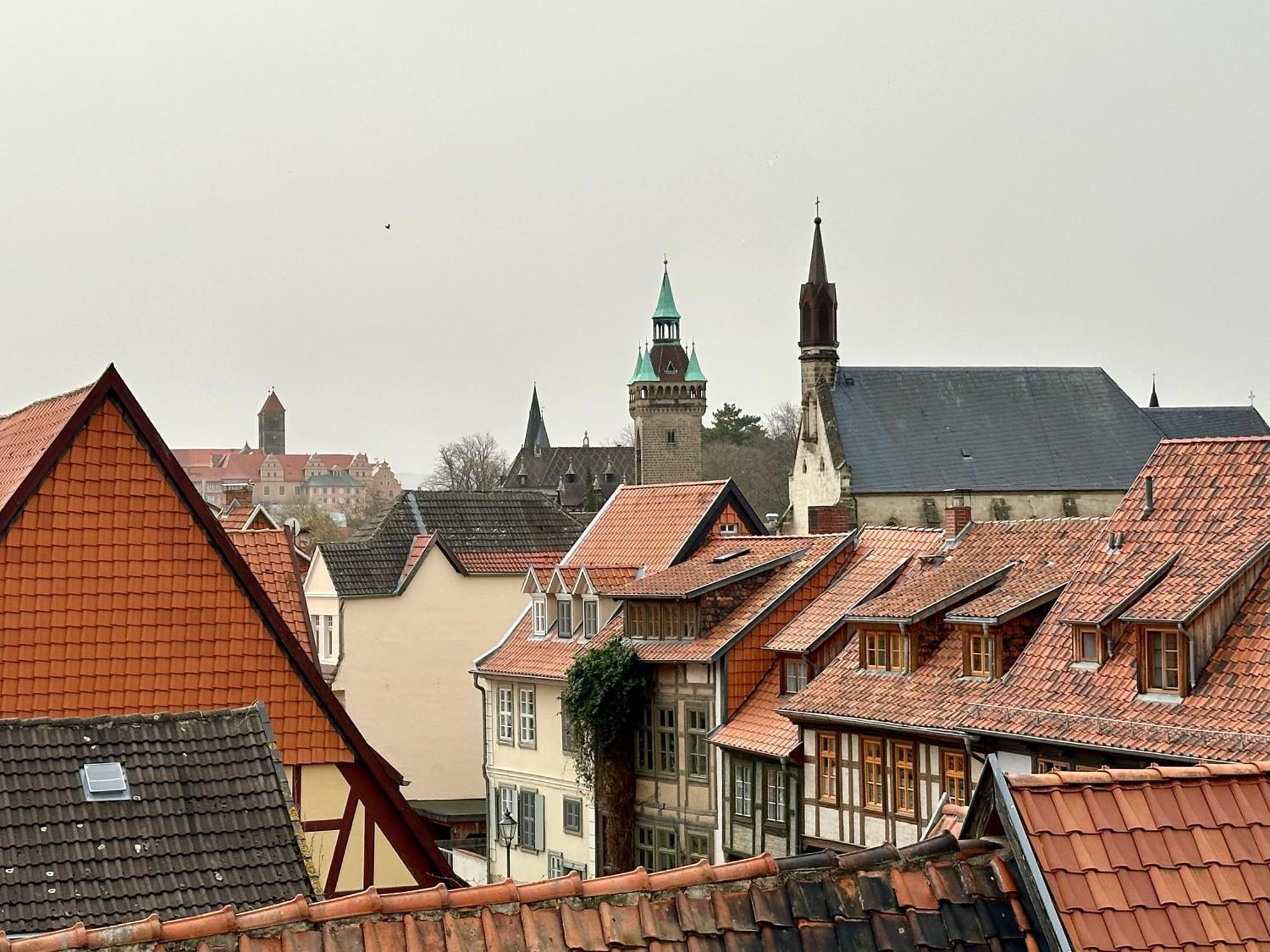 Ferienwohnung Unterm Schreckensturm Кведлинбург Экстерьер фото