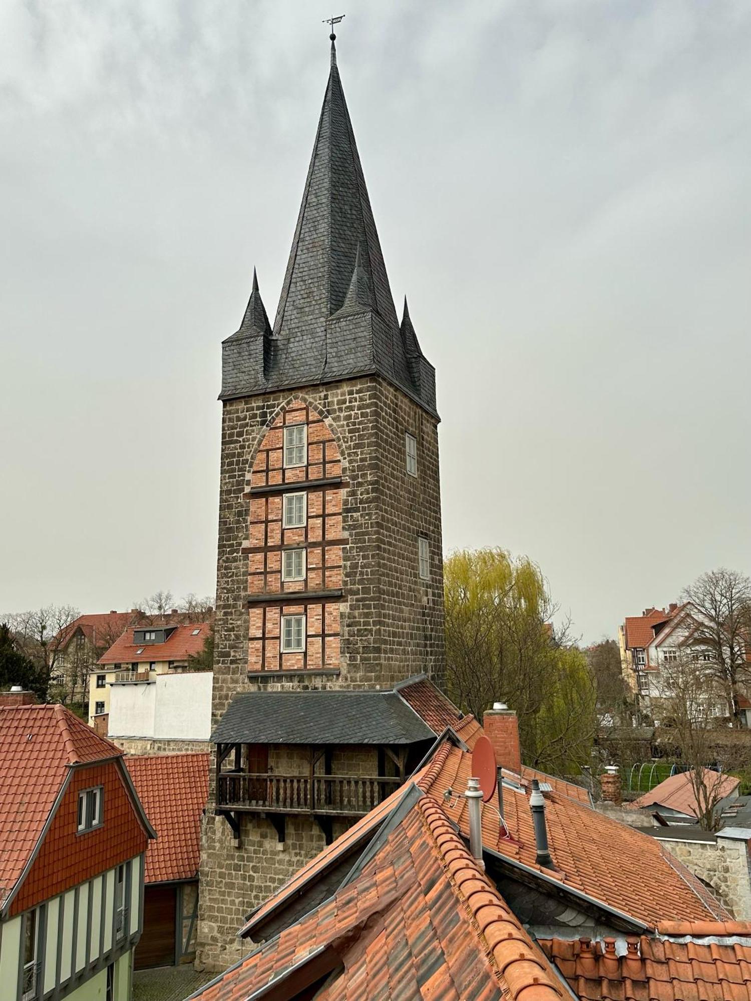 Ferienwohnung Unterm Schreckensturm Кведлинбург Экстерьер фото